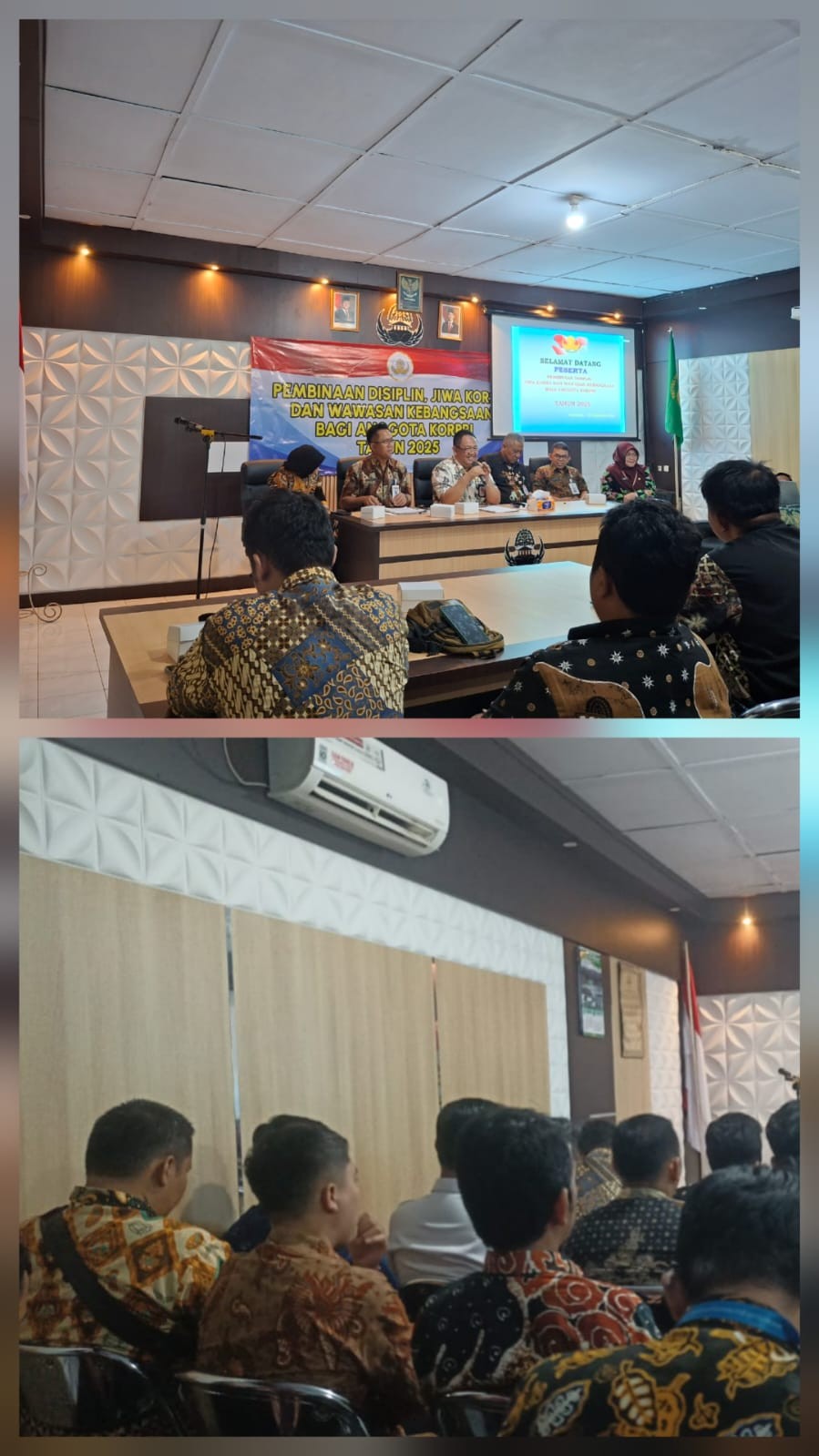 PRAKOM MUDA KECAMATAN BENER IKUTI PEMBINAAN DISIPLIN JIWA KORSA DAN WASBANG