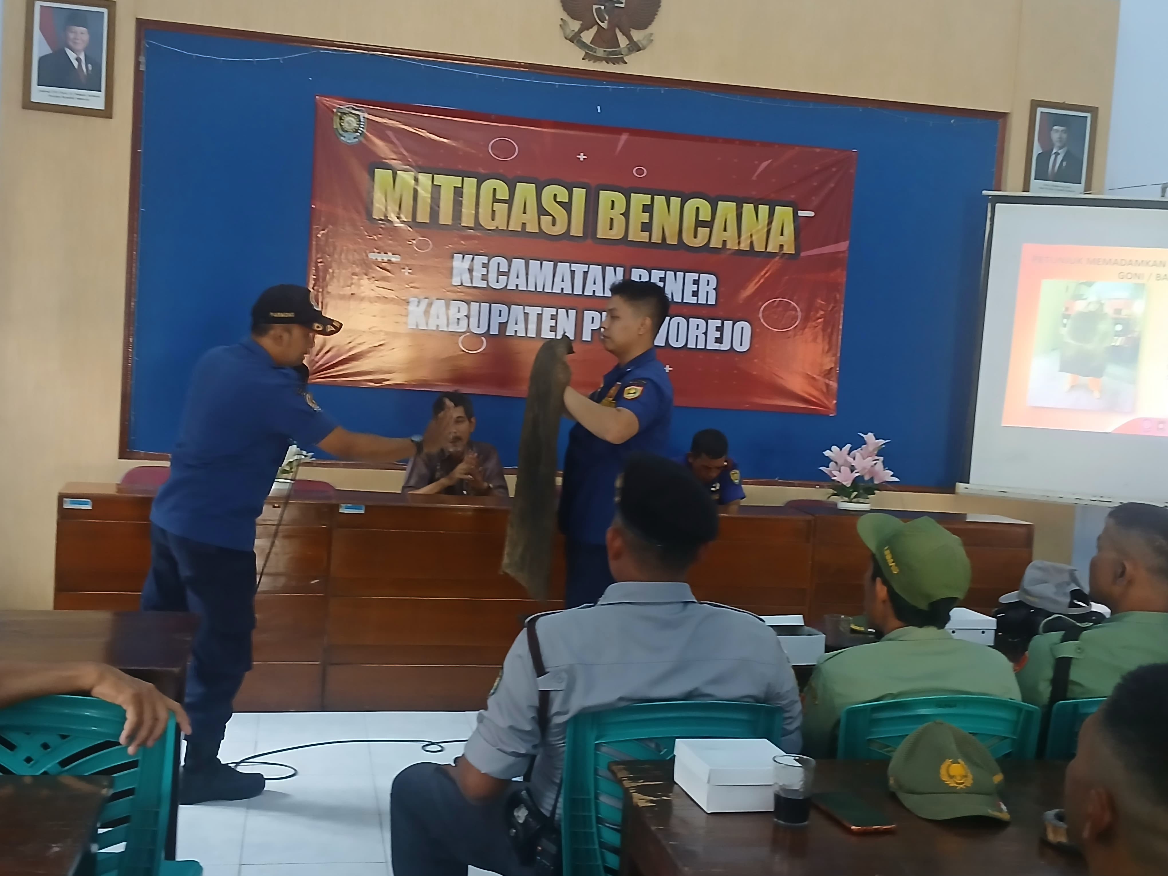 WORKSHOP MITIGASI BENCANA SATPOL PP DAN DAMKAR KABUPATEN PURWOREJO