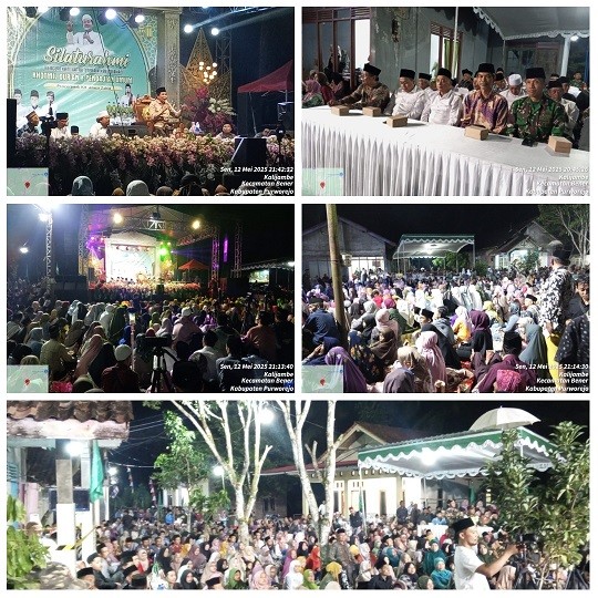 PENGAJIAN KH. ANWAR ZAHID DI DESA KALIJAMBE DIBANJIRI RIBUAN JAMA\