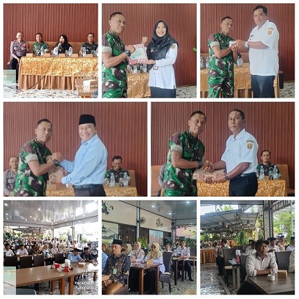 RAPAT KOORDINASI LINTAS SEKTORAL KECAMATAN BENER LEPAS SAMBUT DANRAMIL BENER