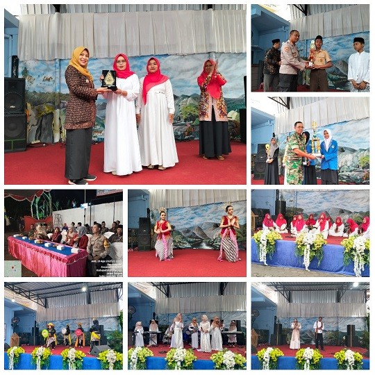 PARADE PENTAS BUDAYA WARNAI RESEPSI HUT RI KE-80 KECAMATAN BENER TARI SAMAN SUKSES MENJADI KLIMAKS PERTUNJUKAN