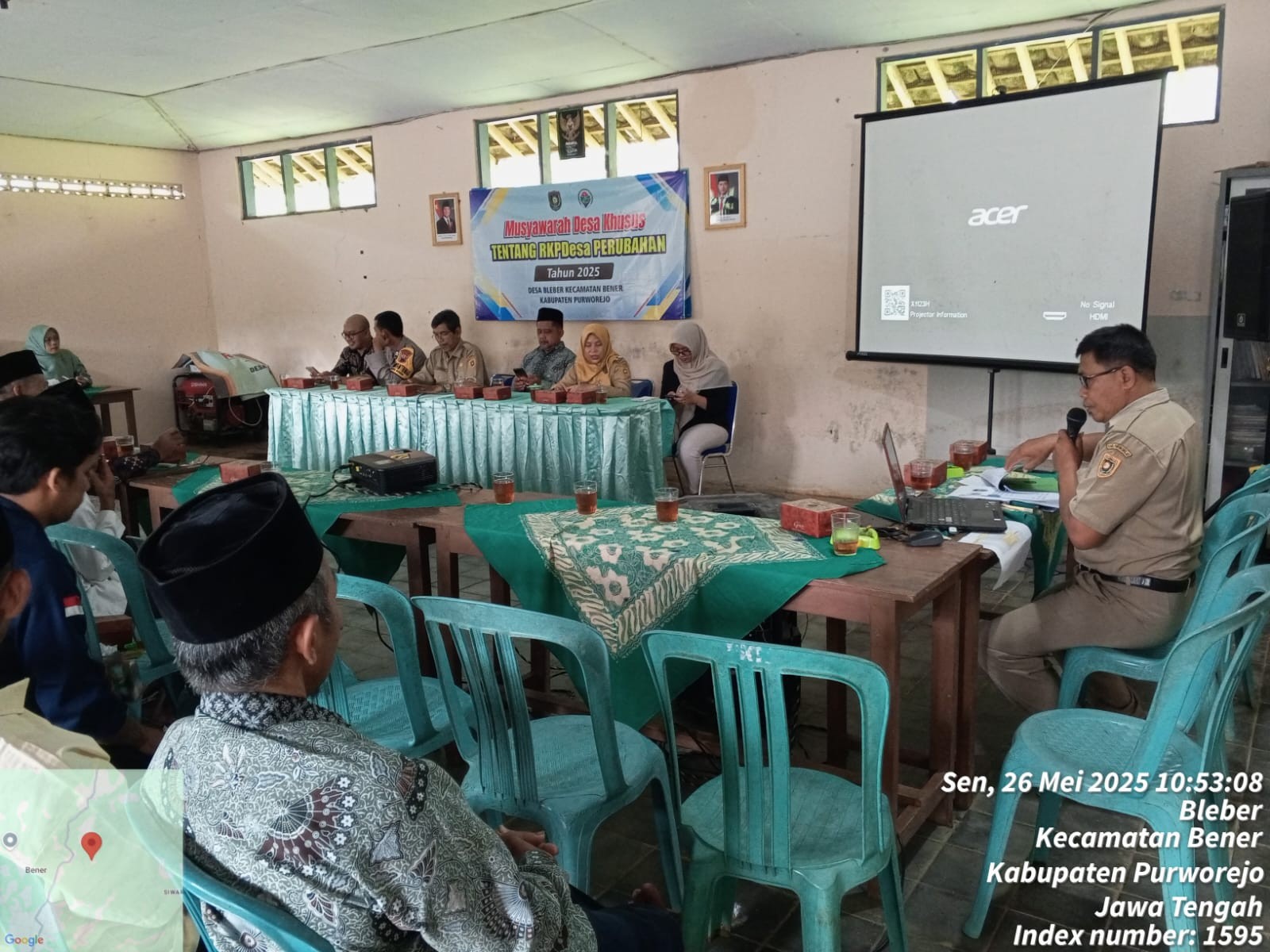 MUSDESUS PERUBAHAN RKPDES DESA BLEBER TAHUN 2025