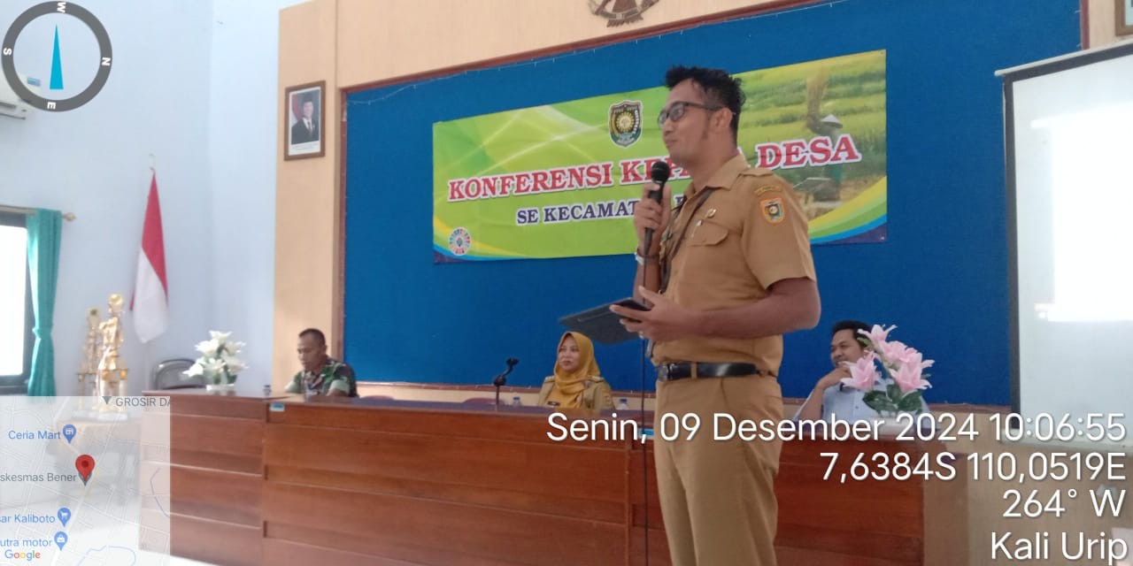 KONFERENSI KEPALA DESA SE KECAMATAN BENER