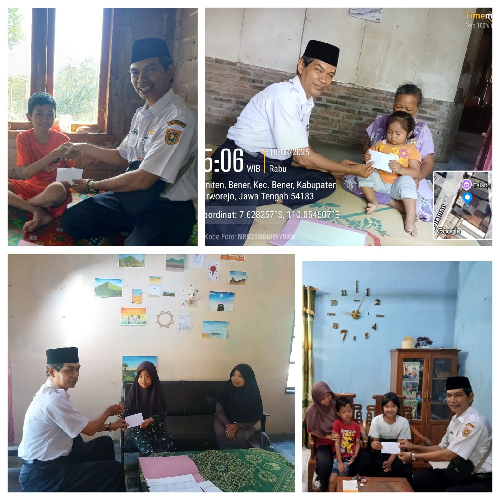 SEKCAM BENER SALURKAN DANA ZIS BAZNAS KEPADA MASYARAKAT